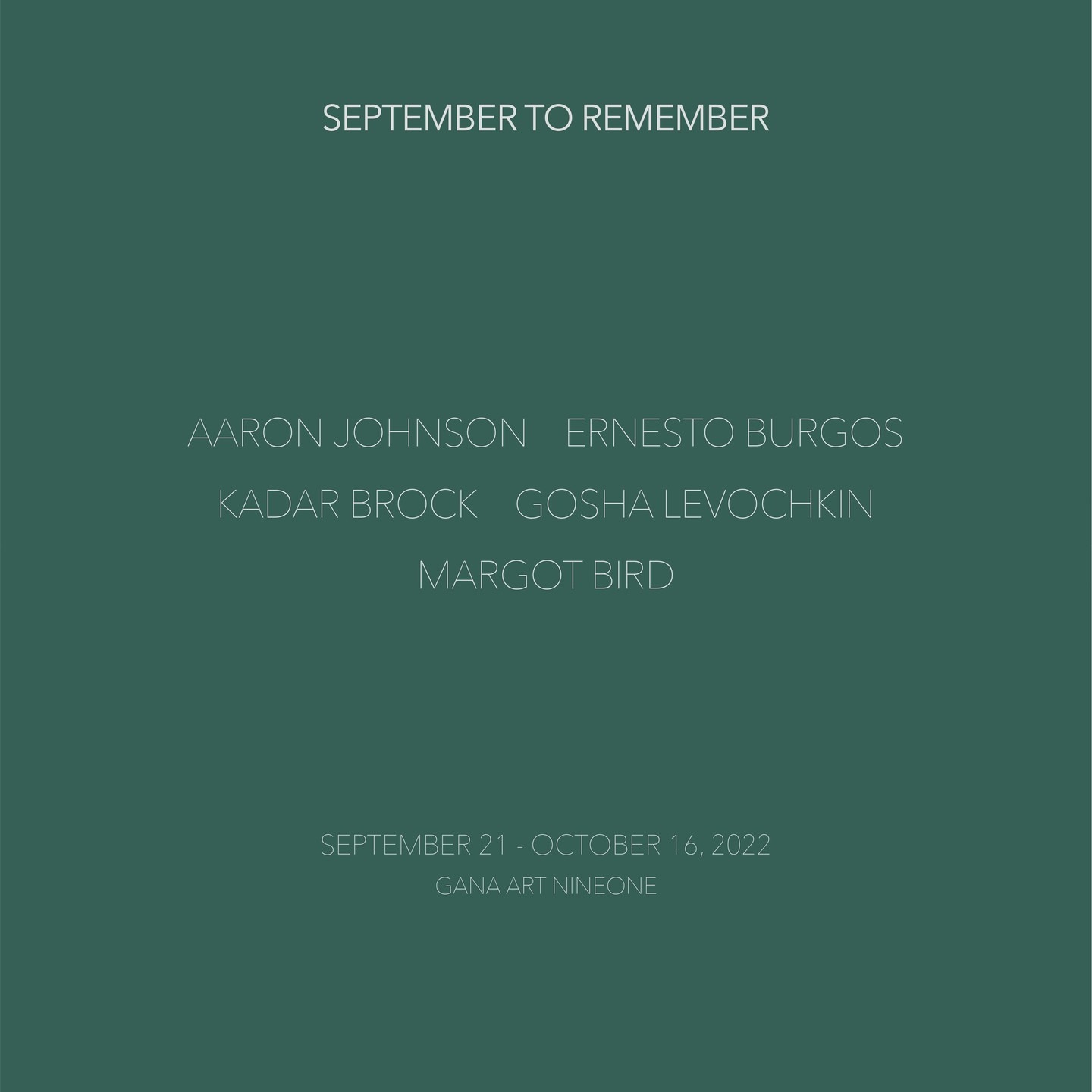 Exhibition Poster